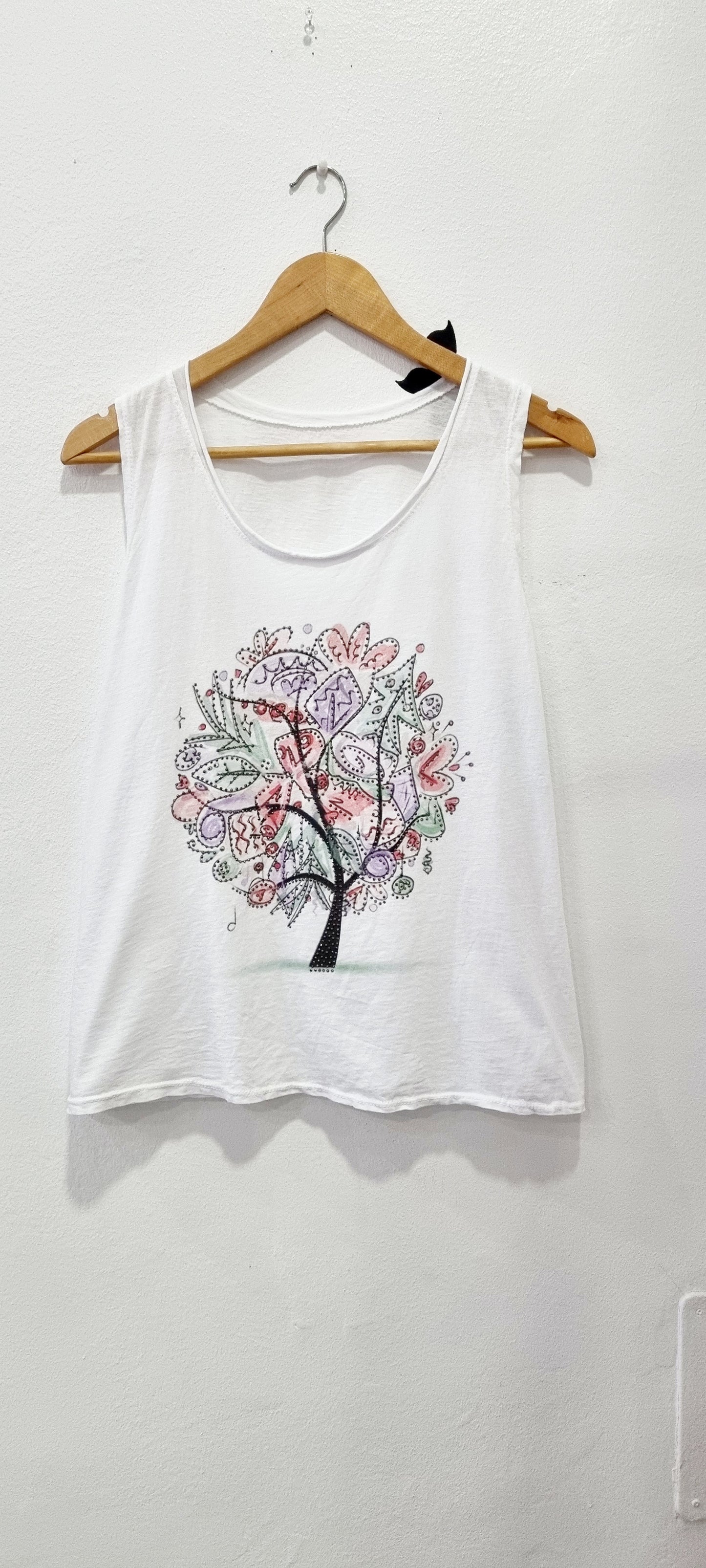 Camiseta Strass Tirantes