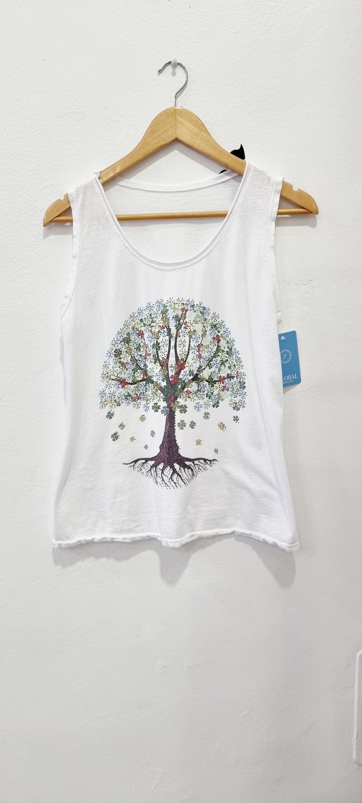 Camiseta Strass Tirantes